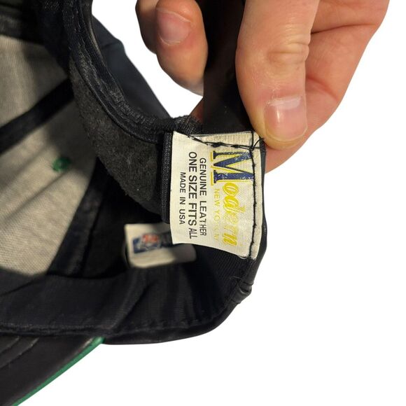 New York Jets Cap Hat Leather Pro Elite NFL Made in USA Adjustable Vintage - Picture 9 of 9